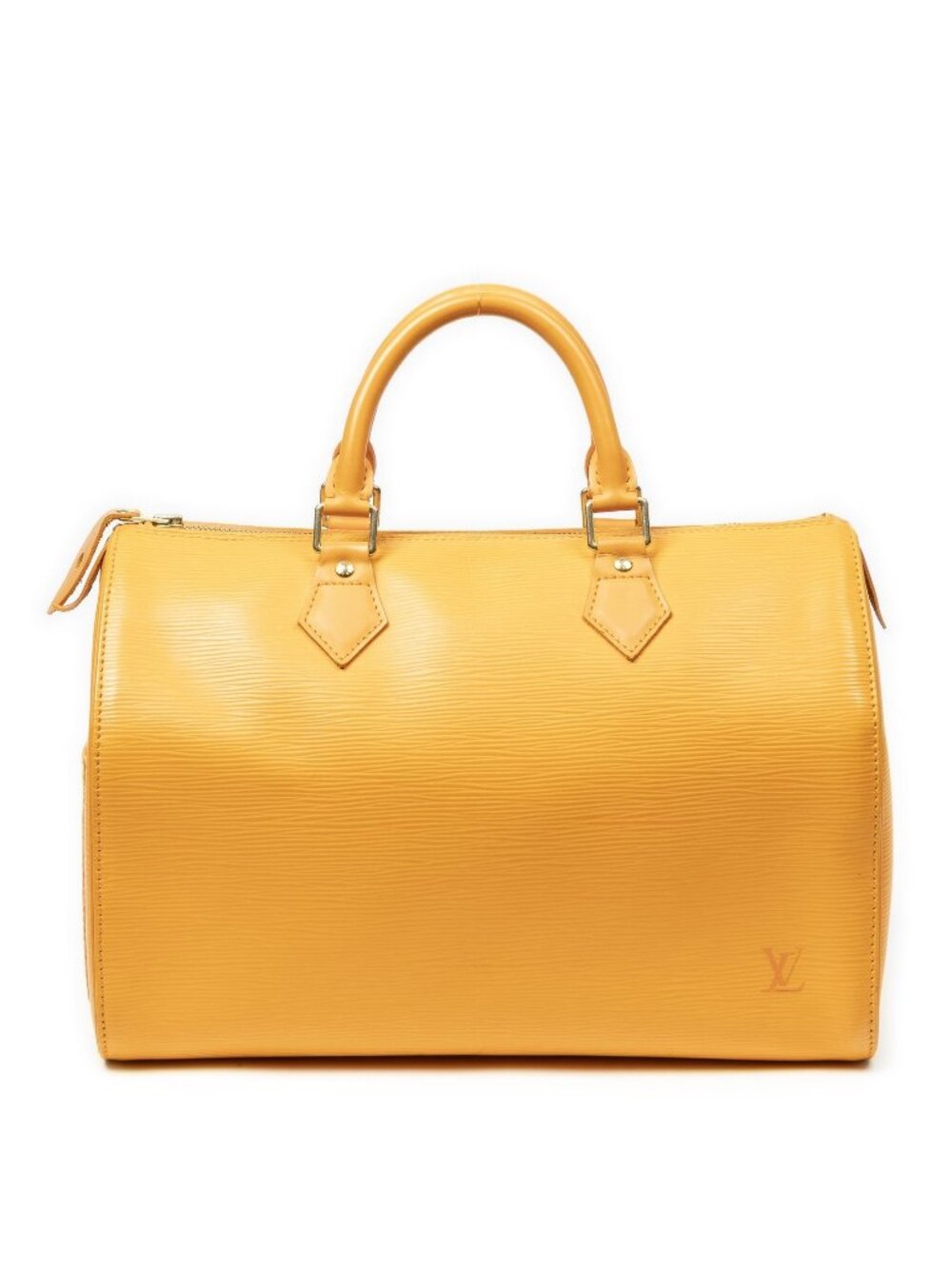 Louis Vuitton Speedy Mandarin Orange Epi Handbag